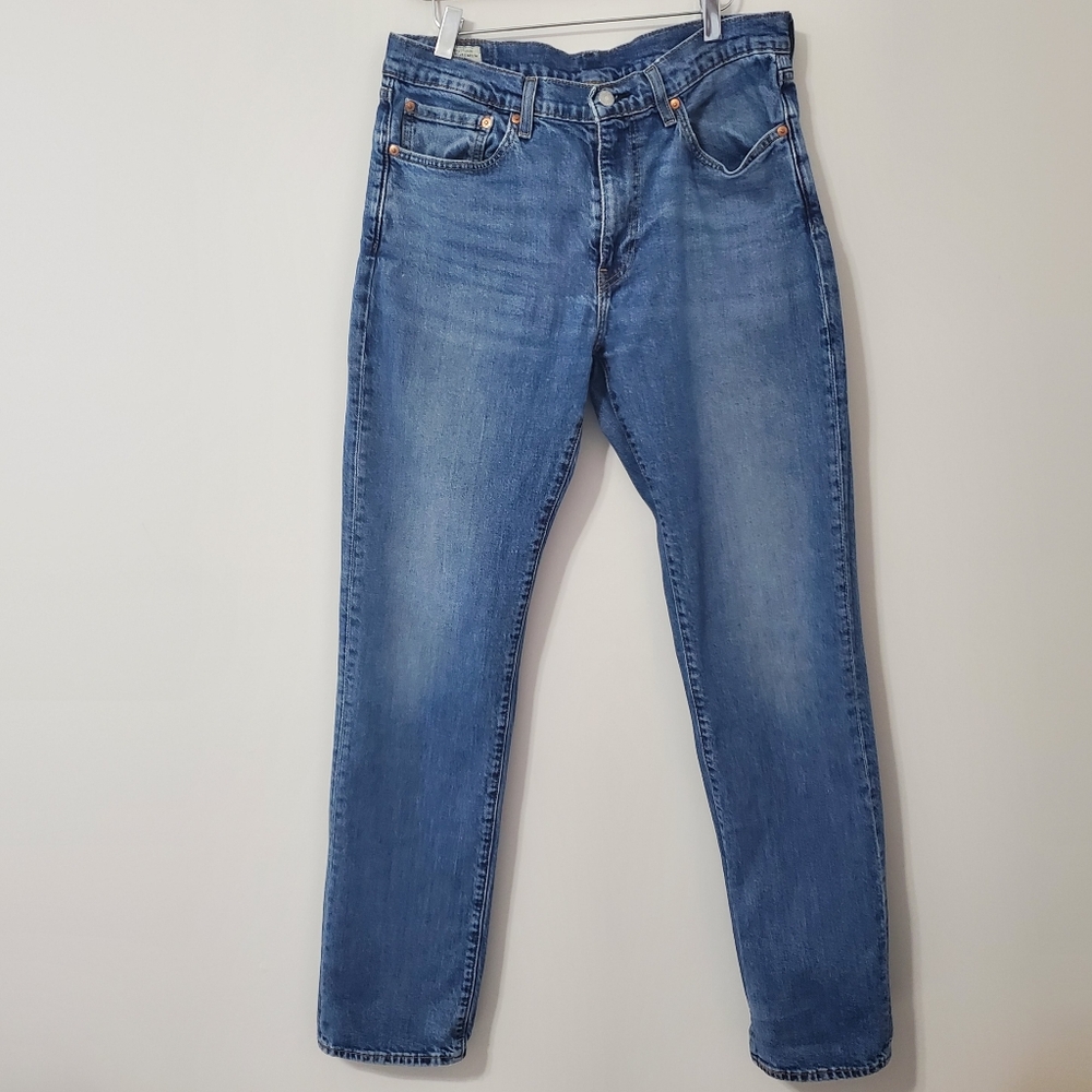 Levi's Premium 514 Big E Straight Fit Jeans 34 Waist - Picture 2 of 12